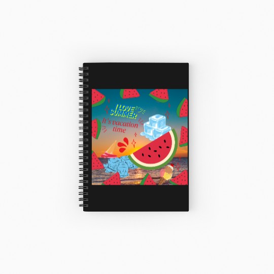summer Spiral Notebooks   Ruled Line