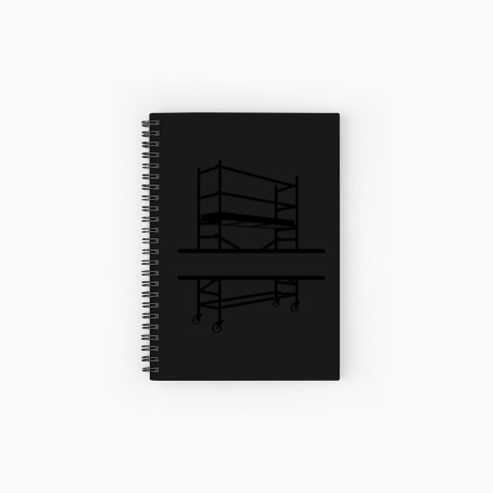 Scaffold with space for company name Spiral Notebooks   Ruled Line