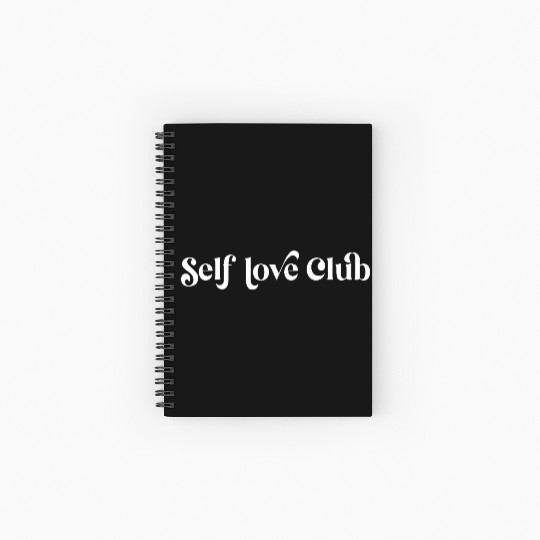 Embrace Self Love Club Vibes Daily Spiral Notebooks   Ruled Line