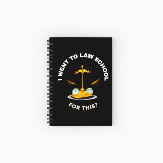 I Went to Law School for This Bankruptcy Lawyer Spiral Notebooks   Ruled Line