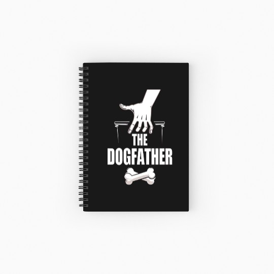 the dogfather Spiral Notebooks   Ruled Line