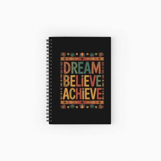 Dream Believe Archive, Juneteenth Celebration Spiral Notebooks   Ruled Line
