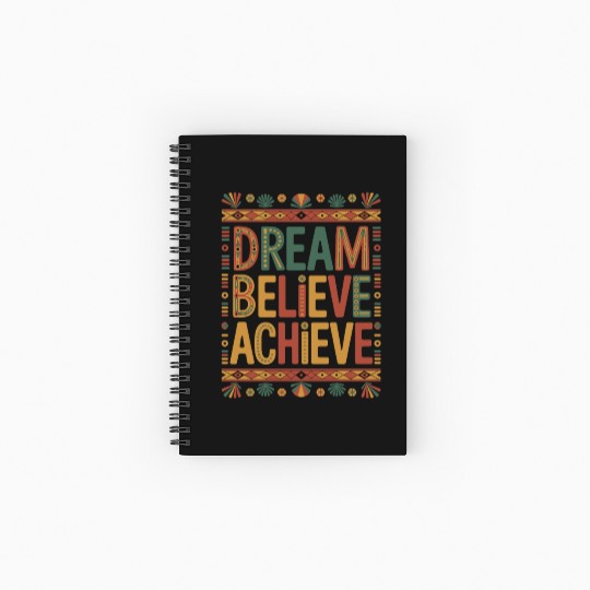 Dream Believe Archive, Juneteenth Celebration Spiral Notebooks   Ruled Line