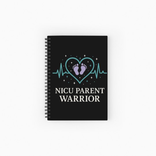 NICU Parent Pride Preemie Warrior Neonatal Spiral Notebooks   Ruled Line
