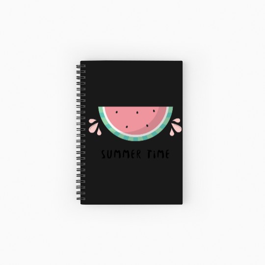watermelon Summer Vibes Kids Spiral Notebooks   Ruled Line Design