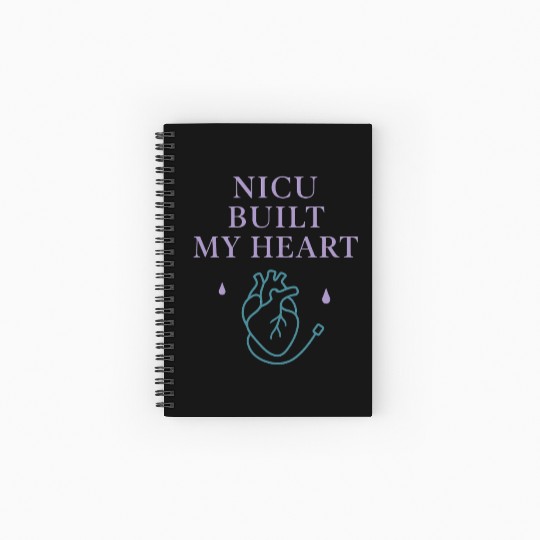 NICU Parent Pride Preemie Warrior Neonatal Spiral Notebooks   Ruled Line