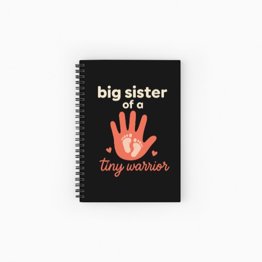 NICU Sibling Preemie Big Brother Big Sister Spiral Notebooks   Ruled Line