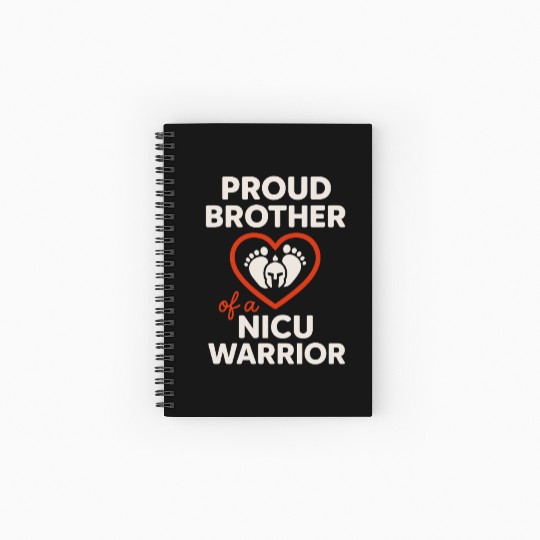 NICU Sibling Preemie Big Brother Big Sister Spiral Notebooks   Ruled Line