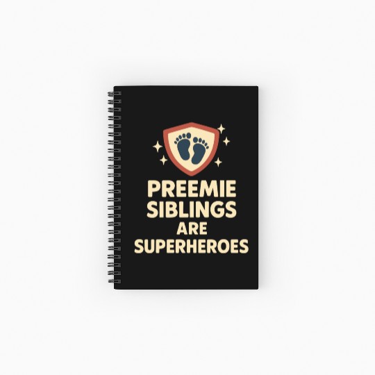 NICU Sibling Preemie Big Brother Big Sister Spiral Notebooks   Ruled Line