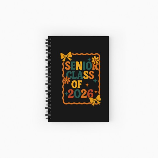 Senior Class of 2026 Back to School Spiral Notebooks   Ruled Line