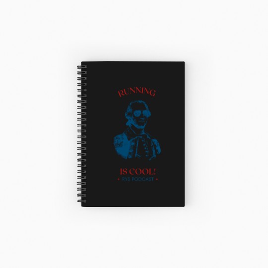running is cool Spiral Notebooks   Ruled Line