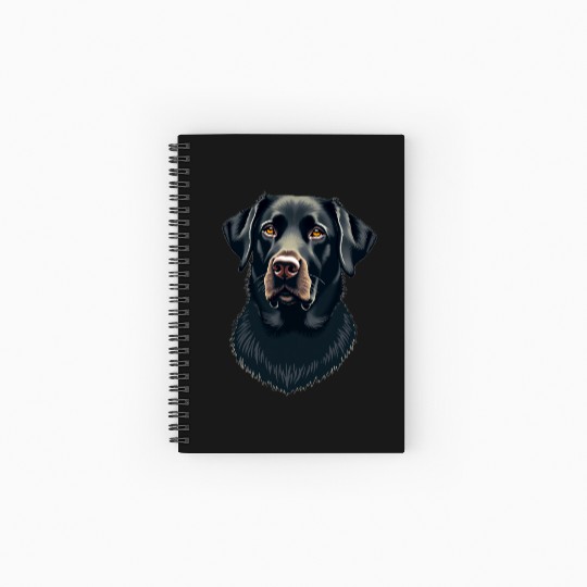 “Labrador Retriever” – Bold & Beautiful Dogs Spiral Notebooks   Ruled Line