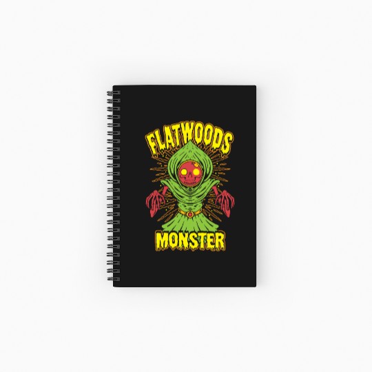 Flatwoods Monster Cryptid Terror Spiral Notebooks   Ruled Line