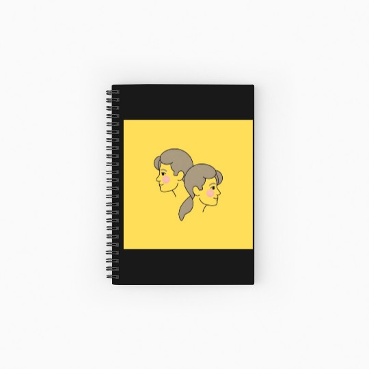 Serenity Star Signs - Gemini Spiral Notebooks   Ruled Line