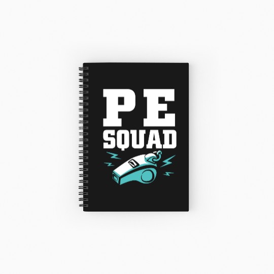Physical Education Teacher PE Coach Spiral Notebooks   Ruled Line
