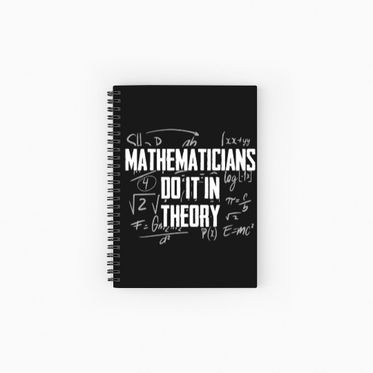 Mathematician Math Teacher Mathematics Spiral Notebooks   Ruled Line
