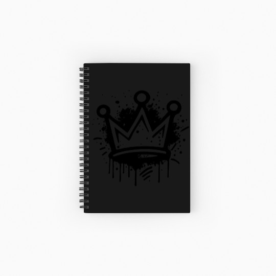 Celestial Moon Phases Pattern Spiral Notebooks   Ruled Line