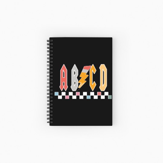 Abcd Teacher Spiral Notebooks   Ruled Line, Teacher Appreciation Gift, Kin
