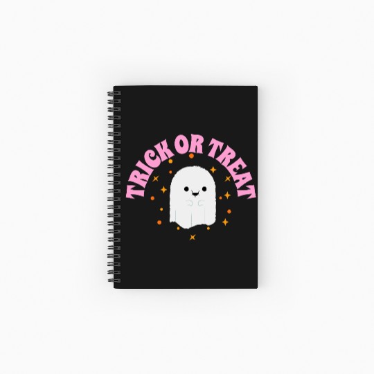 Trick or Treat - Halloween Spiral Notebooks   Ruled Line