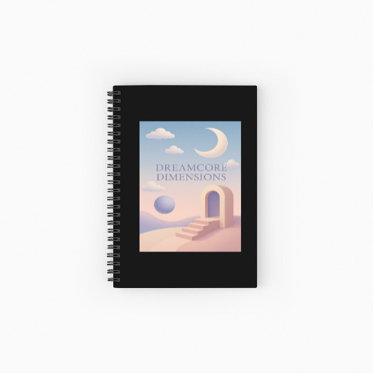 Dreamcore Dimensions Celestial Scene Spiral Notebooks   Ruled Line