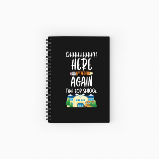 Back to school again! Spiral Notebooks   Ruled Line