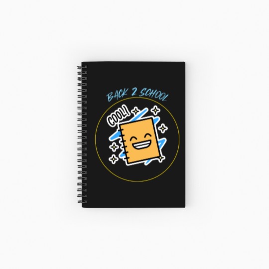 Back 2 School Cool School Beginnning Spiral Notebooks   Ruled Line
