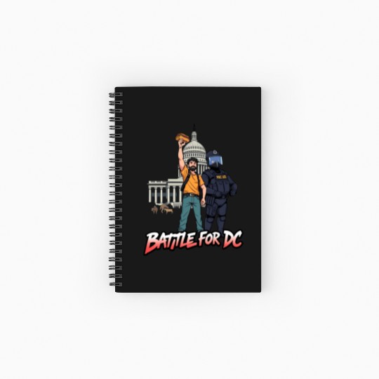 Free DC Sandwich Guy Banksy Style Street Art Spiral Notebooks   Ruled Line