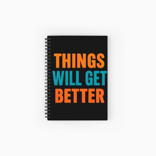 Inspirational Positive Motivational Quote Spiral Notebooks   Ruled Line