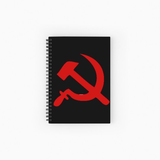 hammer and sickle Spiral Notebooks   Ruled Line