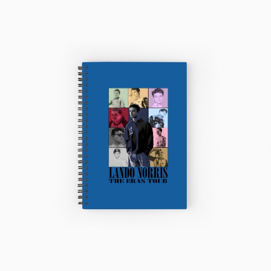 Lando Norris Eras Tour Inspired Spiral Notebooks   Ruled Line