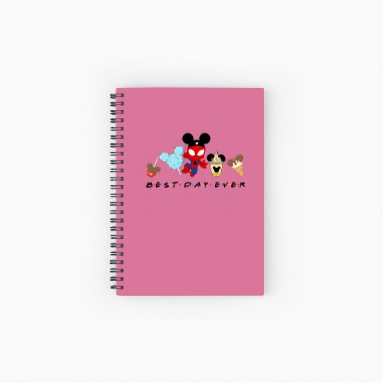 Spiderman Best Day Ever Spiral Notebooks   Ruled Line, Baby Spiderman, Disney Snacks Spiral Notebooks   Ruled Line