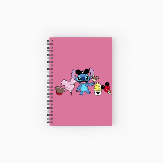Disney Stitch Snacks Spiral Notebooks   Ruled Line, Disney Stitch Spiral Notebooks   Ruled Line, Stitch Bunny Spiral Notebooks   Ruled Line