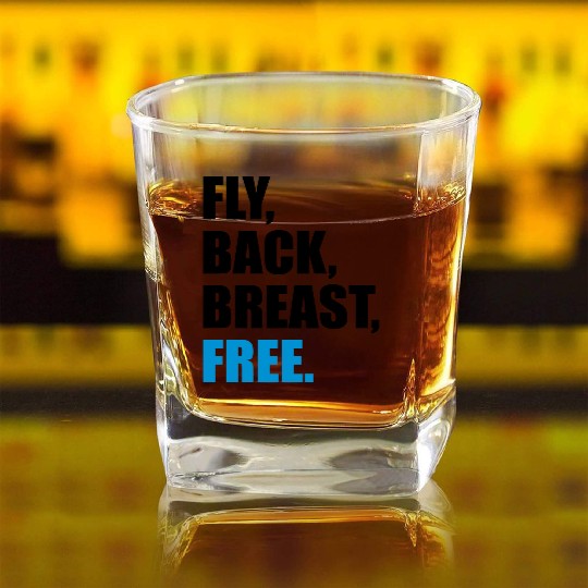 swim Square Whiskey Glasses