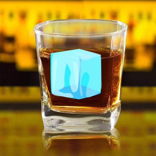 Ice Cube Square Whiskey Glasses