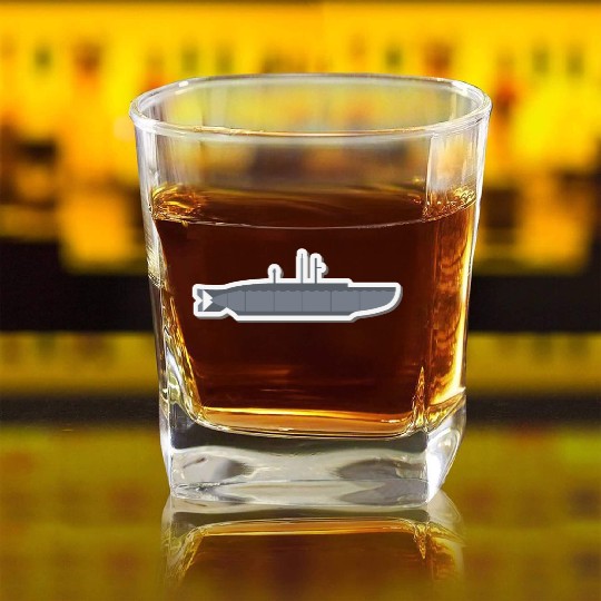 submarine Square Whiskey Glasses