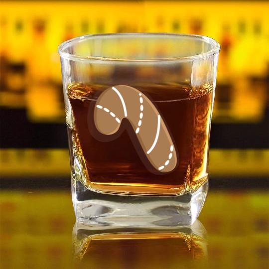 Gingerbread cookie Square Whiskey Glasses