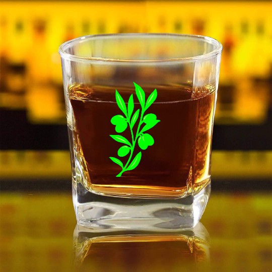 Olive Square Whiskey Glasses