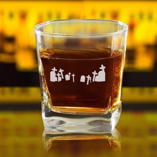 Graveyard Square Whiskey Glasses