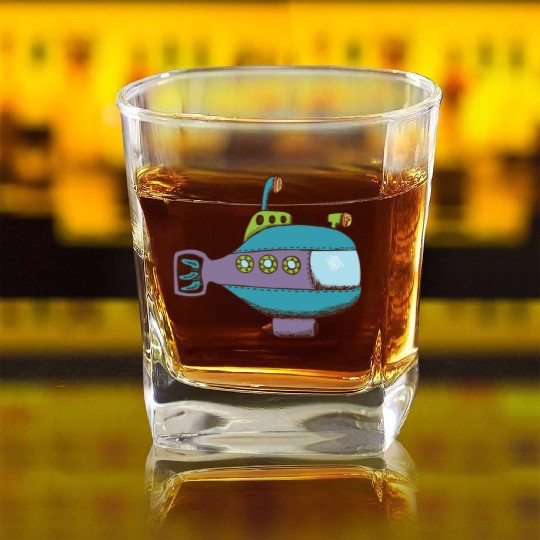 submarine Square Whiskey Glasses