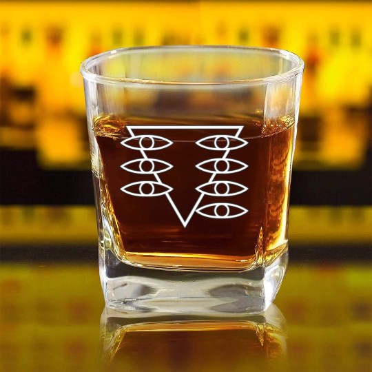 Evangelion LilithEvangelion Lilith eyes Square Whiskey Glasses