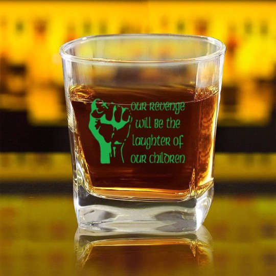 IRISH REPUBLICAN IRELAND Square Whiskey Glasses