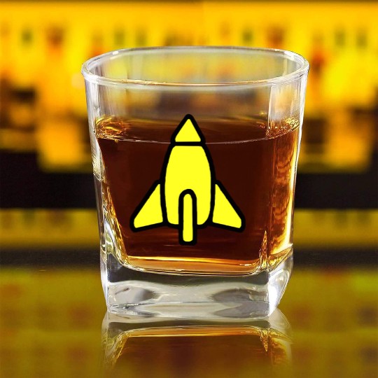 rocket power Square Whiskey Glasses