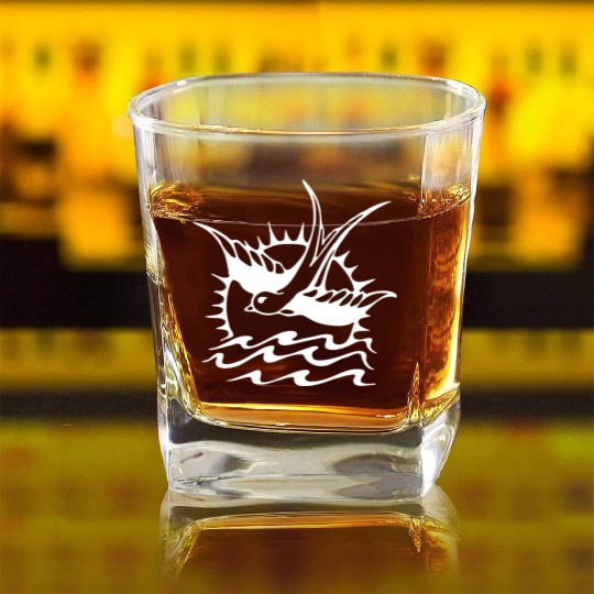 New Design Sparrow Johnny Depp Inspired Square Whiskey Glasses