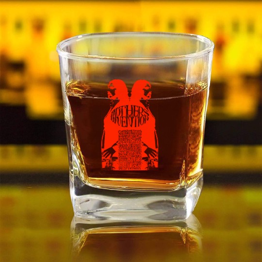 Frank Zappa - Mothers of invention Square Whiskey Glasses for f