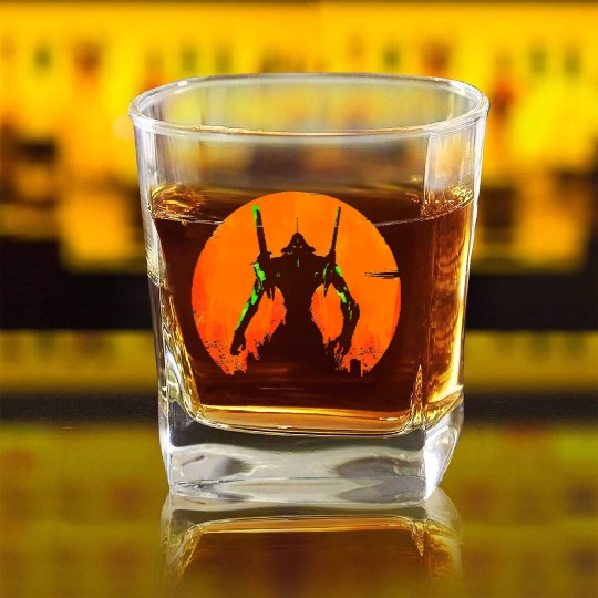 Evangelion Square Whiskey Glasses