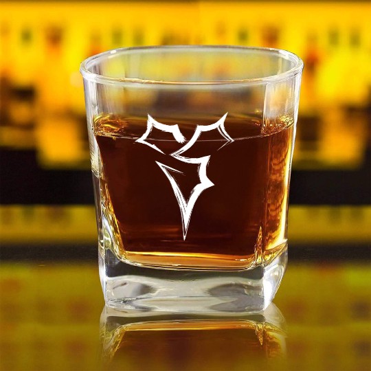 Final Fantasy Square Whiskey Glasses