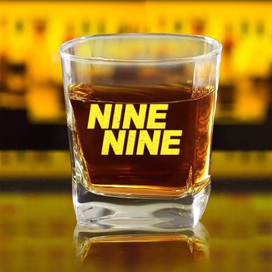 Brooklyn Nine Nine Square Whiskey Glasses - Broklyn 99 Quotes Square Whiskey Glasses