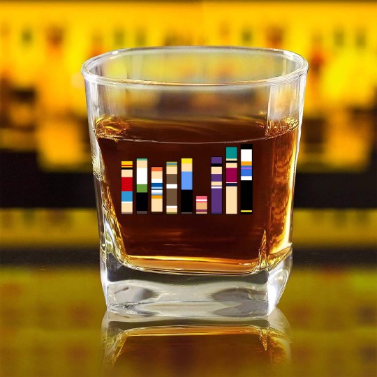 Anime Luffy Zoro Nami Straw Hat Colour Palette Square Whiskey Glasses