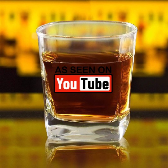 AS SEEN ON YouTube Square Whiskey Glasses