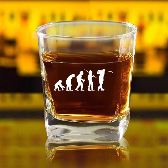 Evolution Golf Square Whiskey Glasses